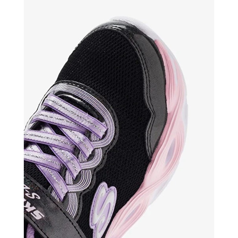 Skechers Twisty Glow Kız Çocuk Spor Ayakkabı (303717L BKMT) Skechers Twisty Glow Kız Çocuk Spor Ayakkabı (303717L BKMT)